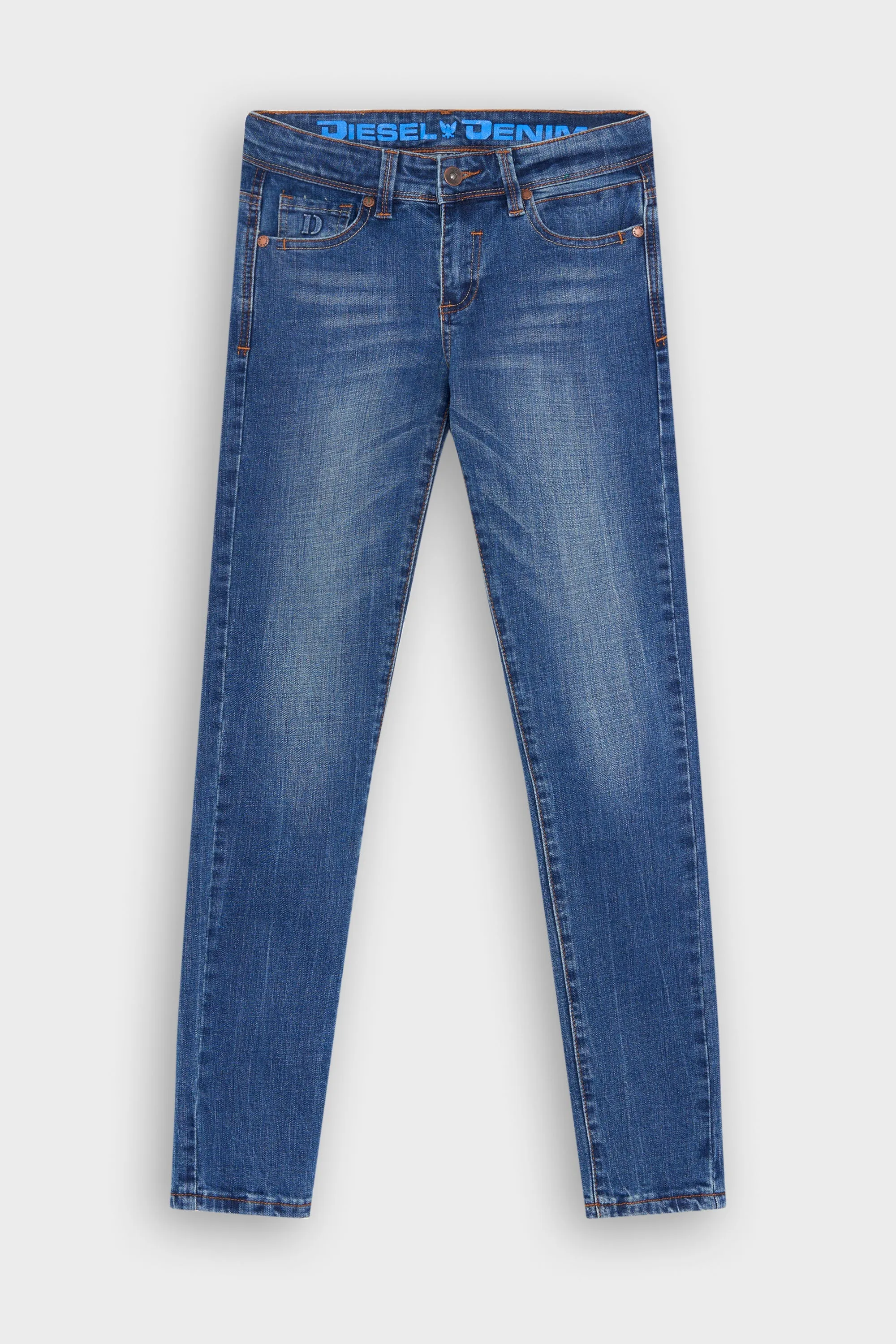 Mid-Rise Aron Straight Leg Jeans