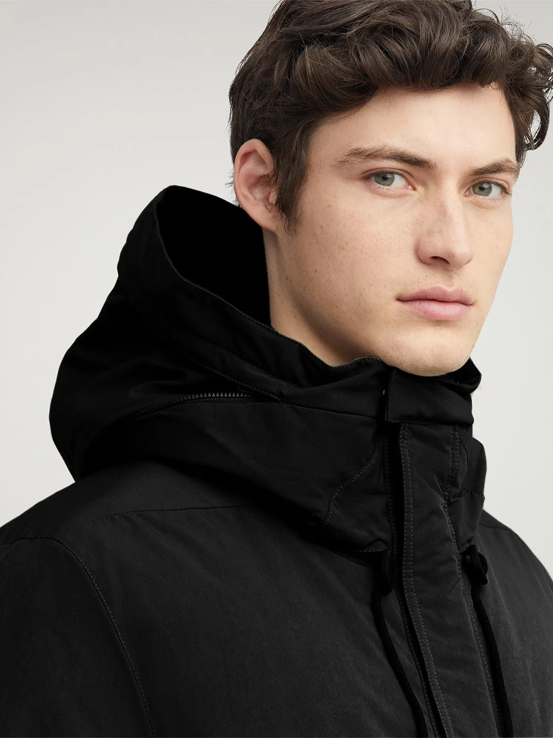 Aspesi Hooded Parka Black