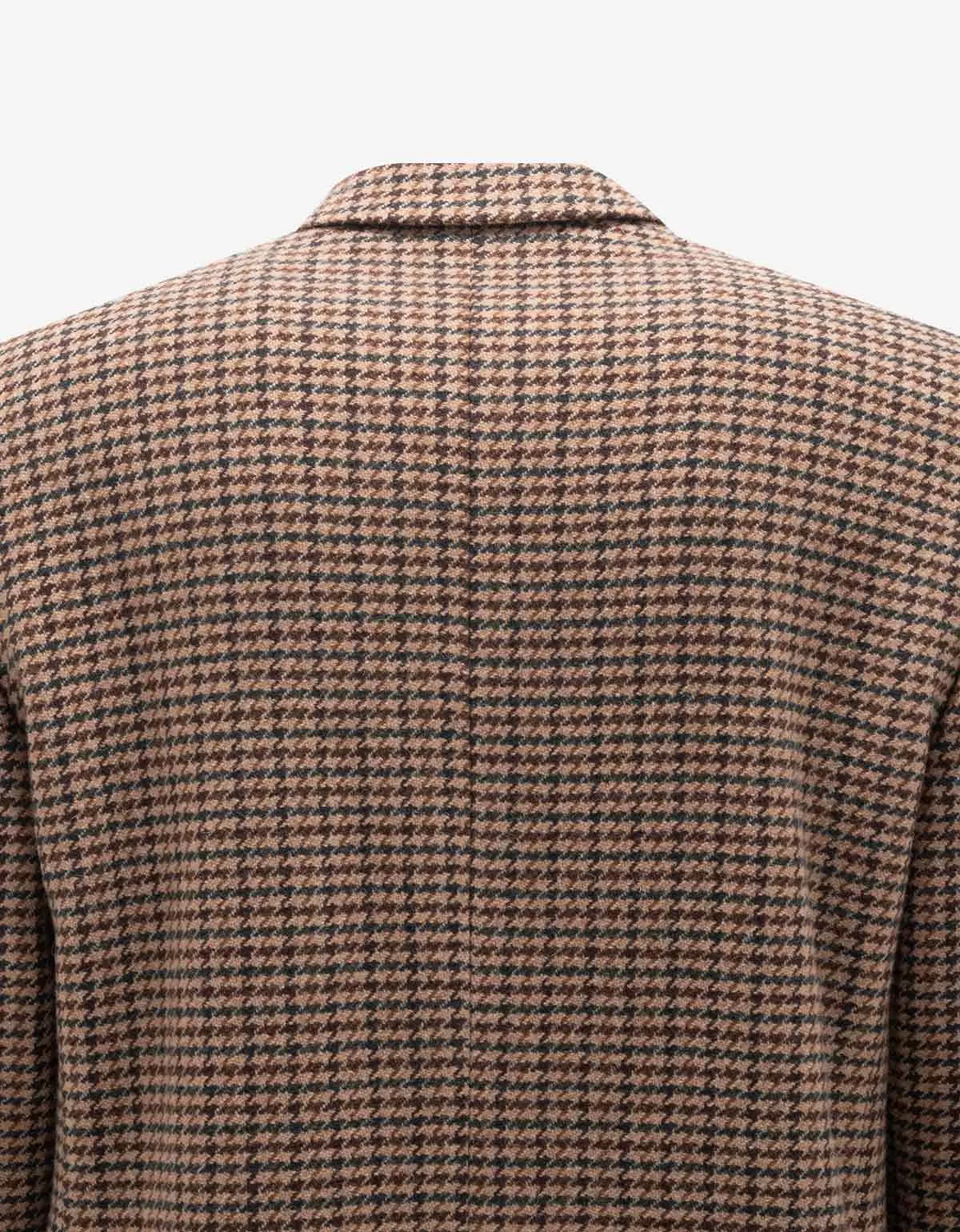 Balenciaga Beige Houndstooth Blazer Jacket