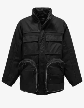 Balenciaga Black Transformer Gym Bag Parka