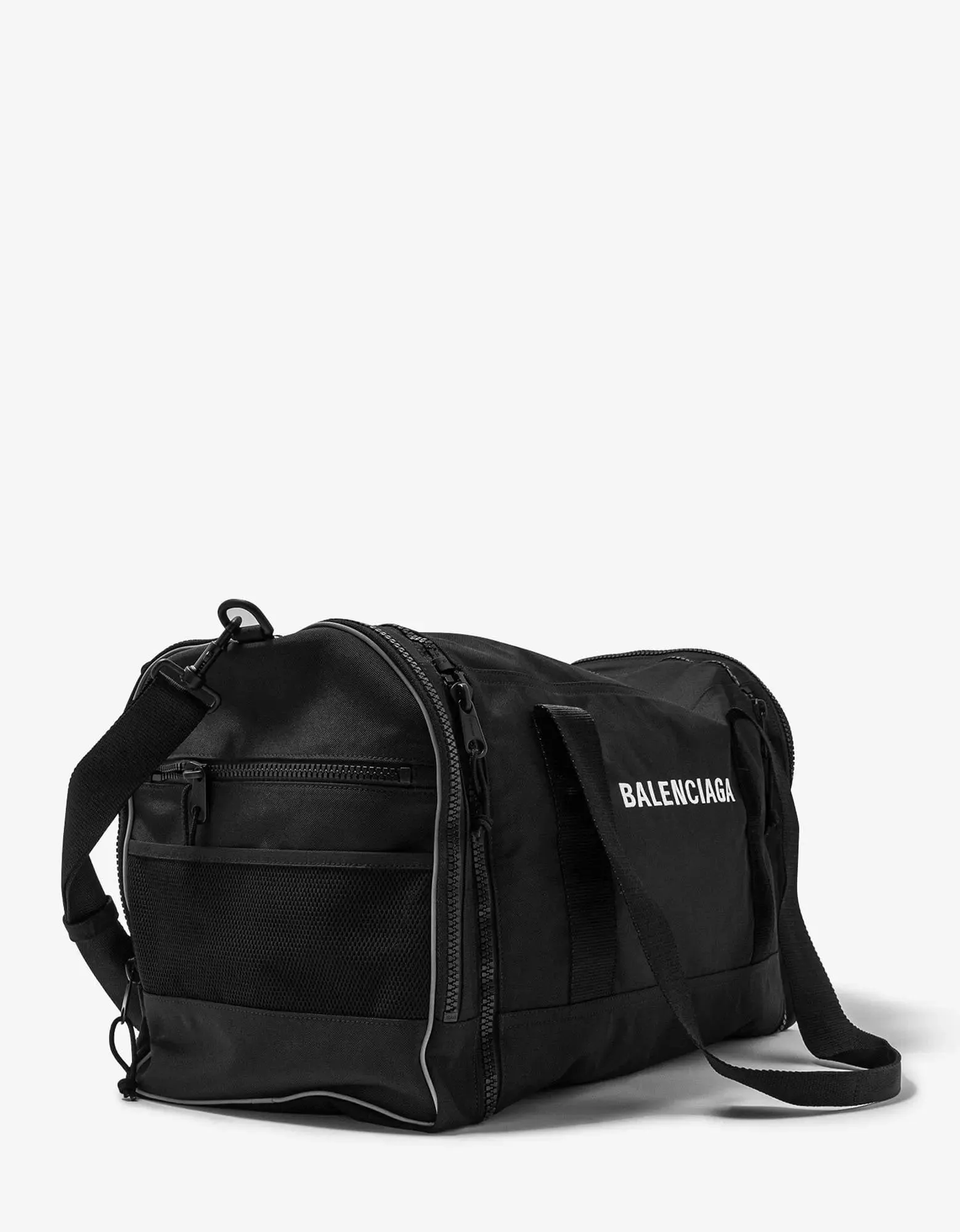 Balenciaga Black Transformer Gym Bag Parka