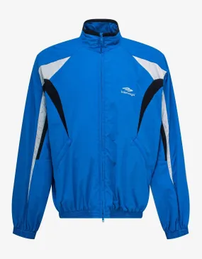 Balenciaga Blue 3B Sports Icon Tracksuit Jacket