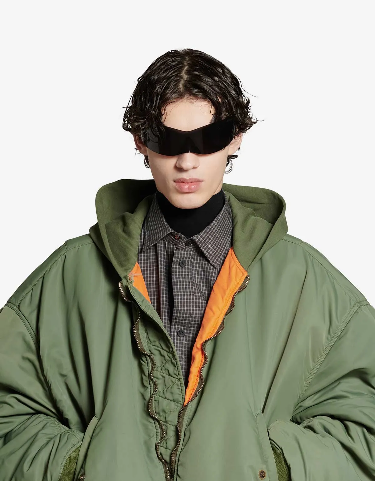 Balenciaga Dark Green Bomber Jacket