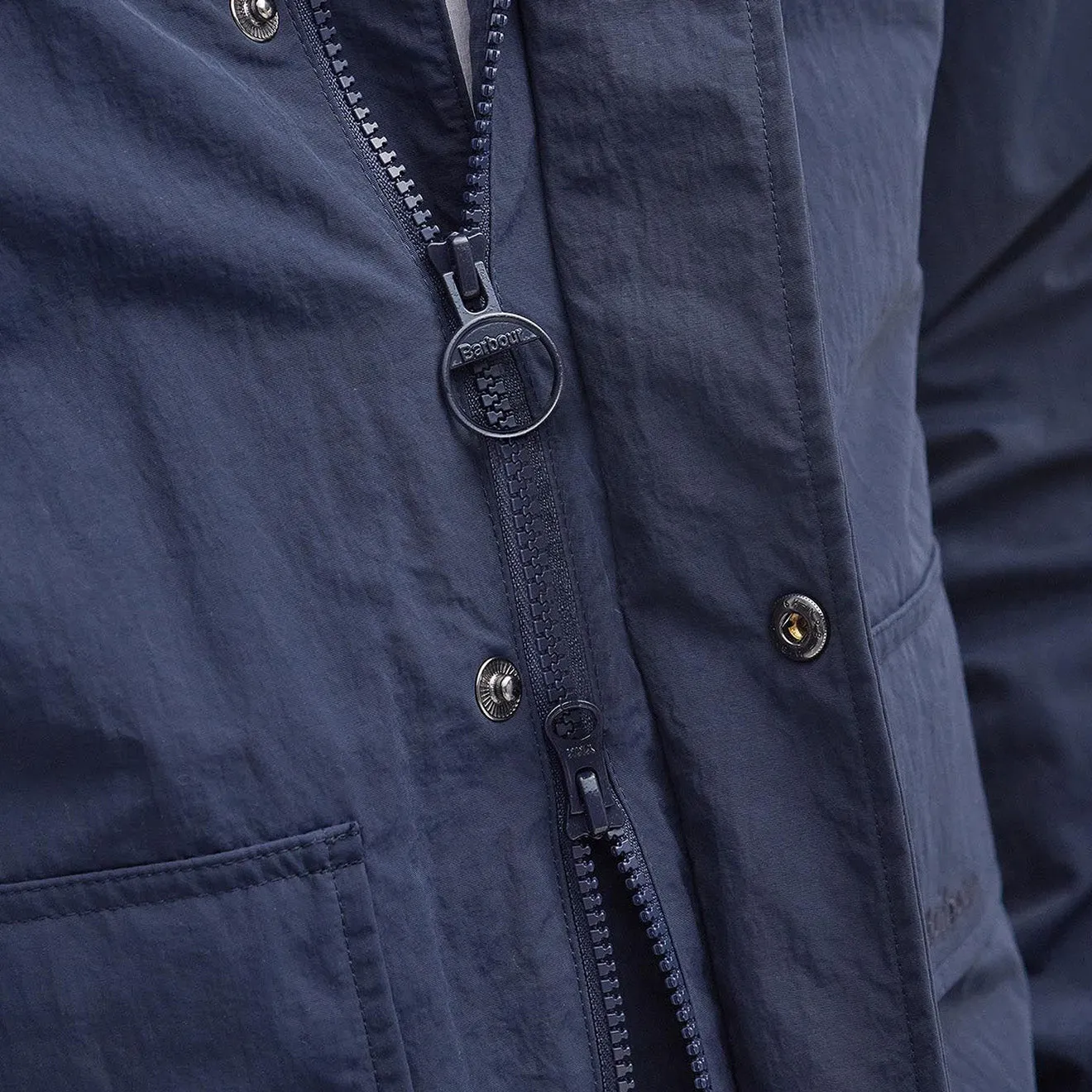 Barbour Hooded Utility Spey Jacket Navy