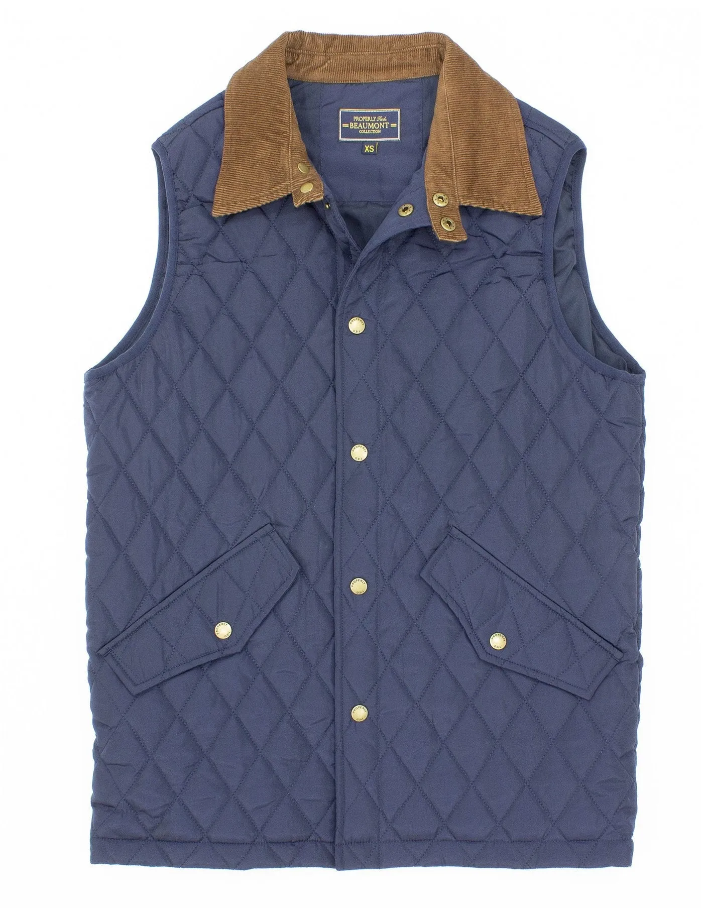 Beaumont Vest - Navy