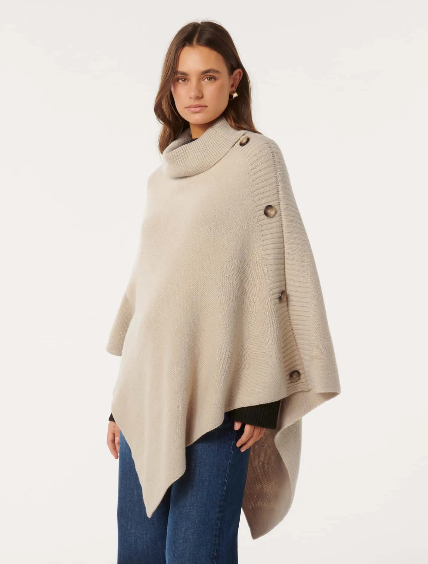 Betty Button Poncho