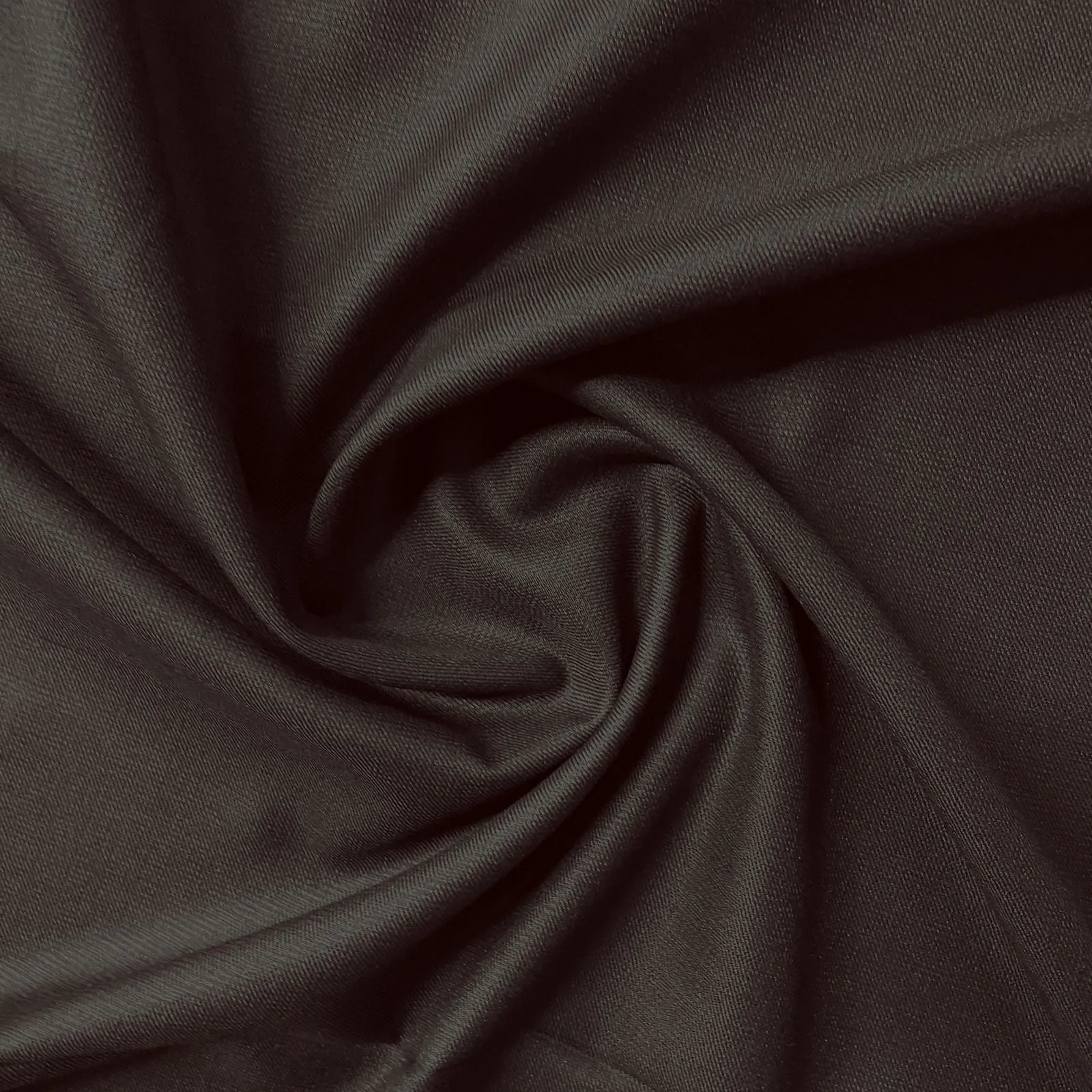 Black Solid Viscose Suiting Fabric