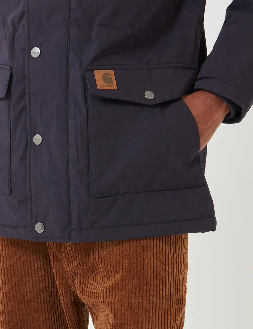 Carhartt-WIP Trapper Parka - Dark Navy Blue / Black