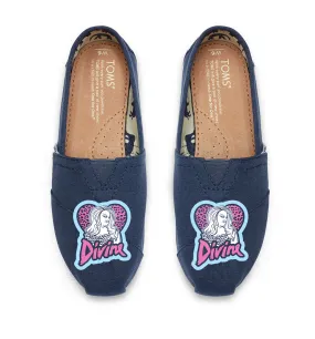 Divine Heart Logo - Navy Blue TOMS Alpargata