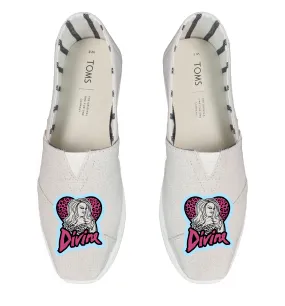 Divine Heart Logo - White TOMS Alpargata