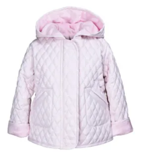 Hooded Barn Jacket - Pink