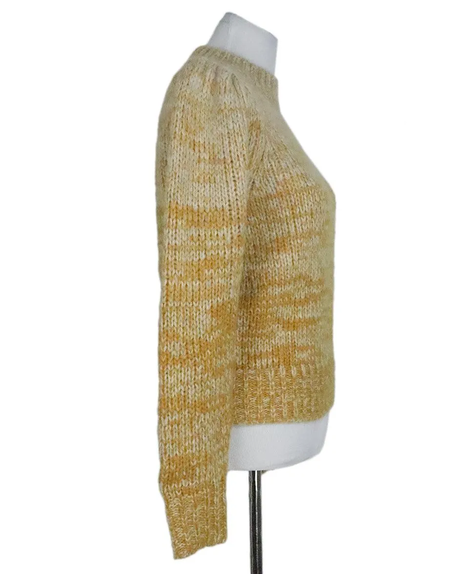 Isabel Marant Yellow Mohair Sweater sz 4