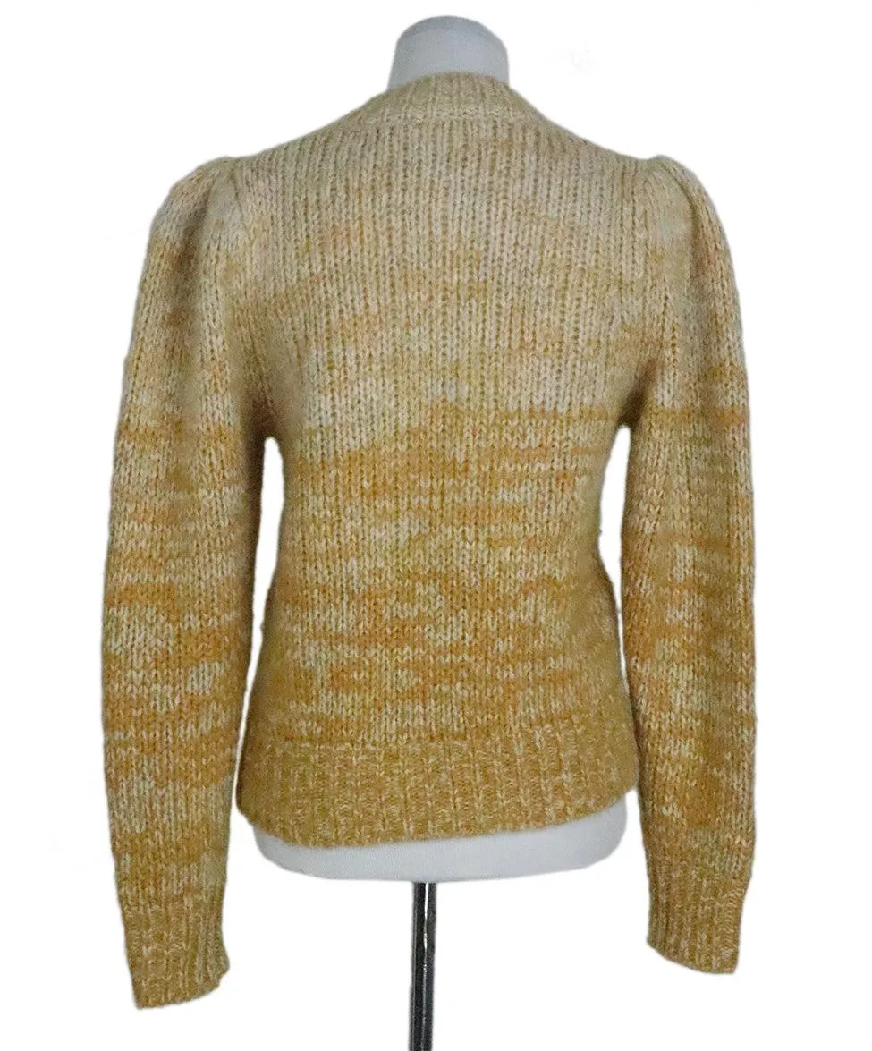 Isabel Marant Yellow Mohair Sweater sz 4