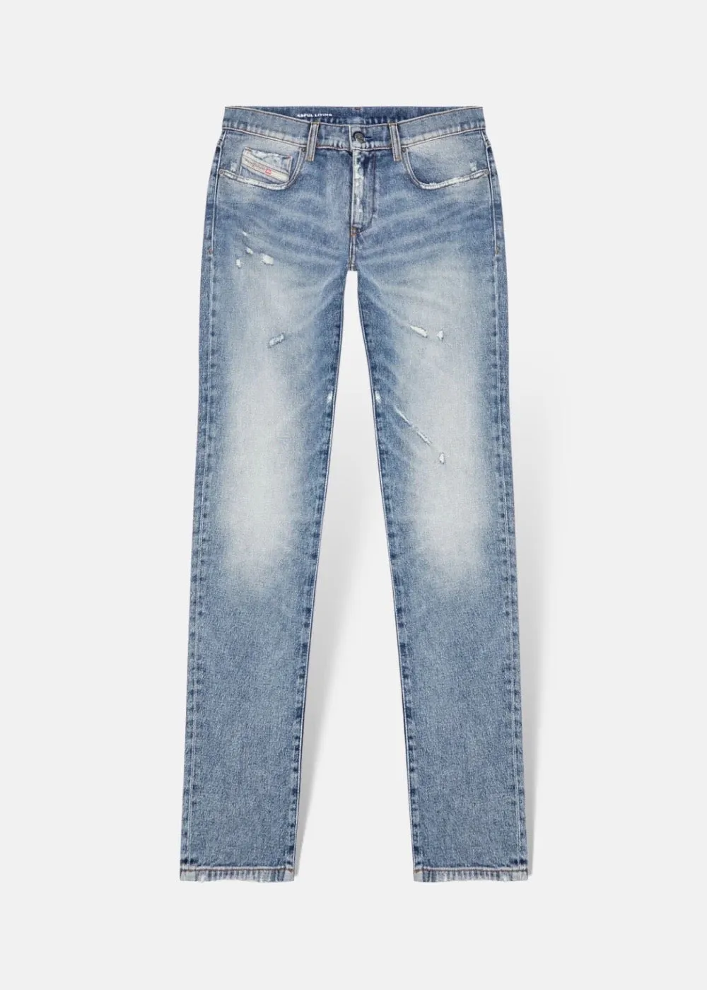 Jeans Diesel Slim 2019 D-Strukt Bleu