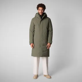 Mens Laurel Green Hooded Parka - Roderick Style for Ultimate Warmth and Comfort