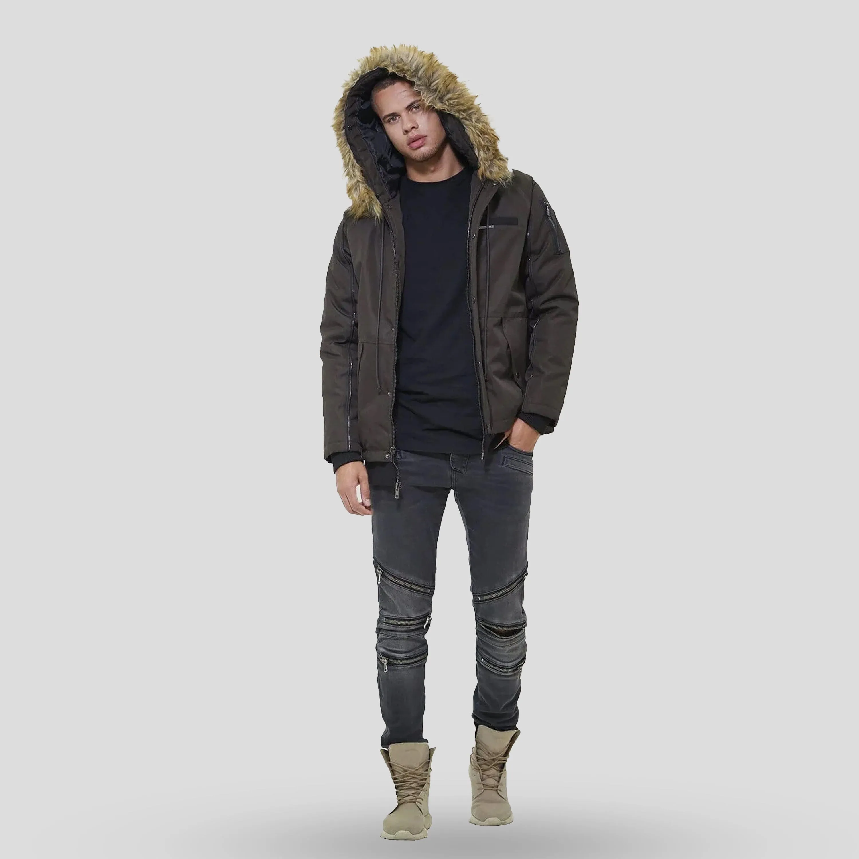 Men's Oxford Snorkel Parka Jacket - FINAL SALE