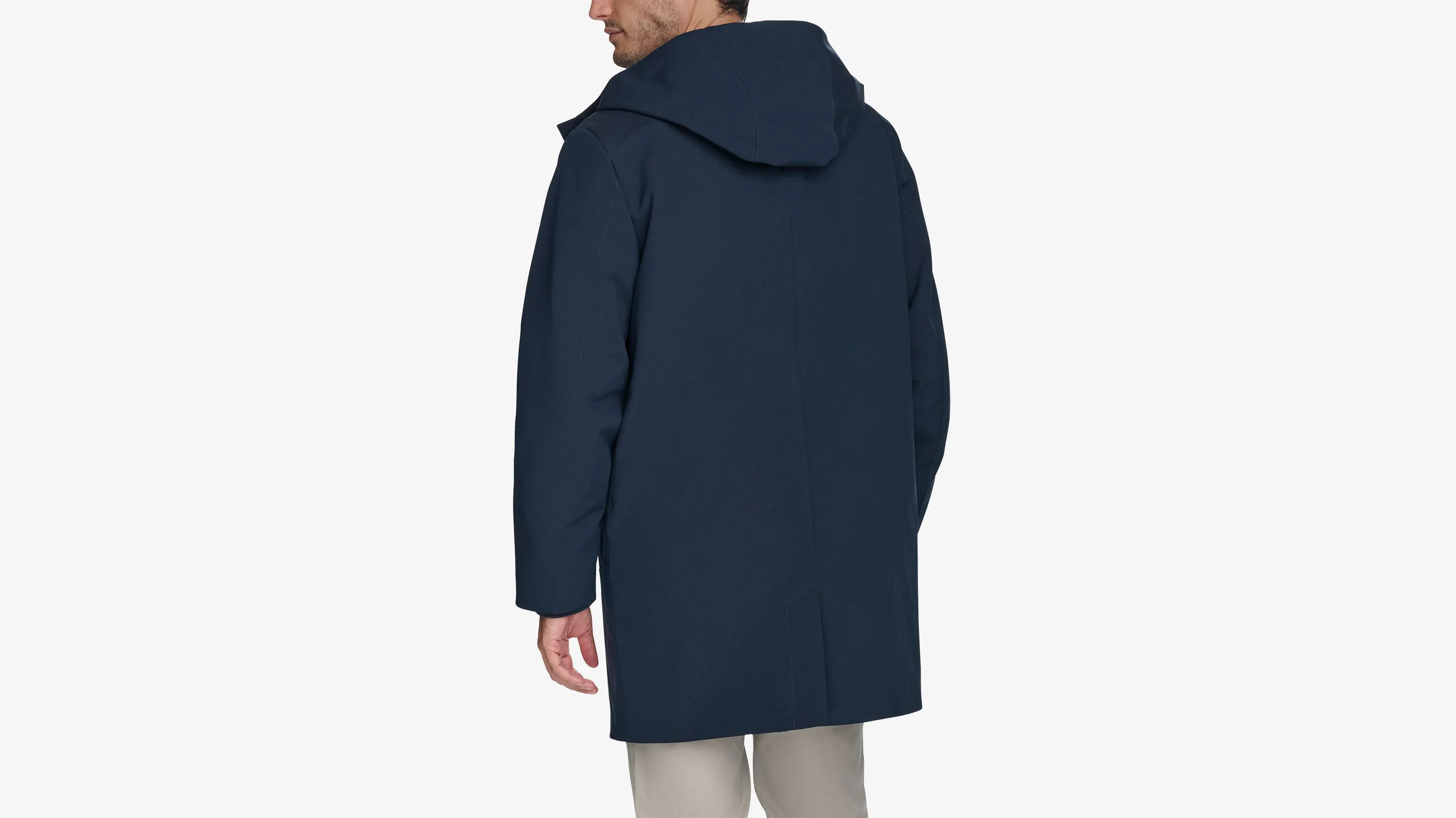 Heres a revised version of the title with optimized and descriptive modifiers:  
Mens Waterproof Performance Welded Modern Insulated Parka Jacket