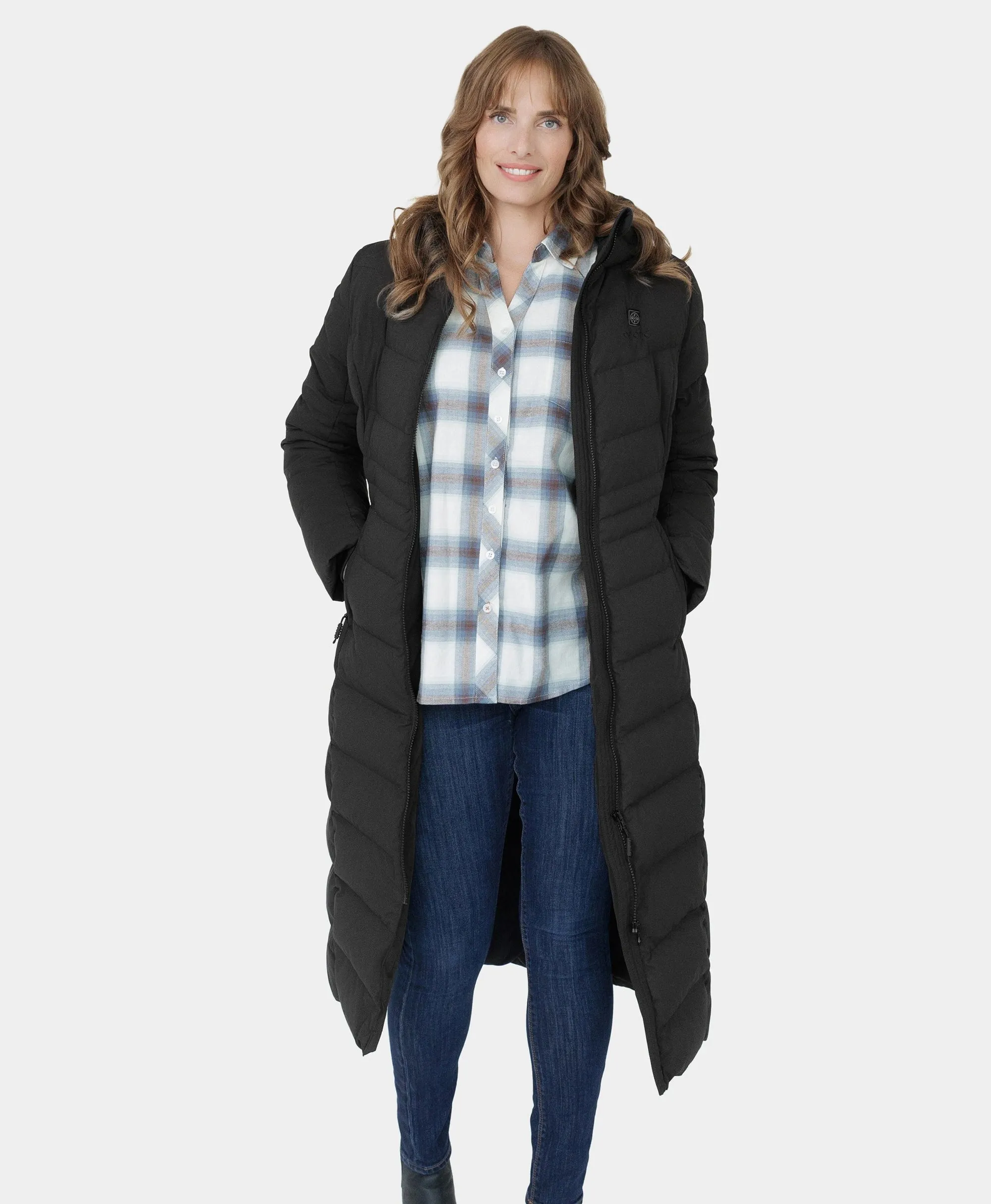 "SOHO" Women's Heated Down Parka Jacket