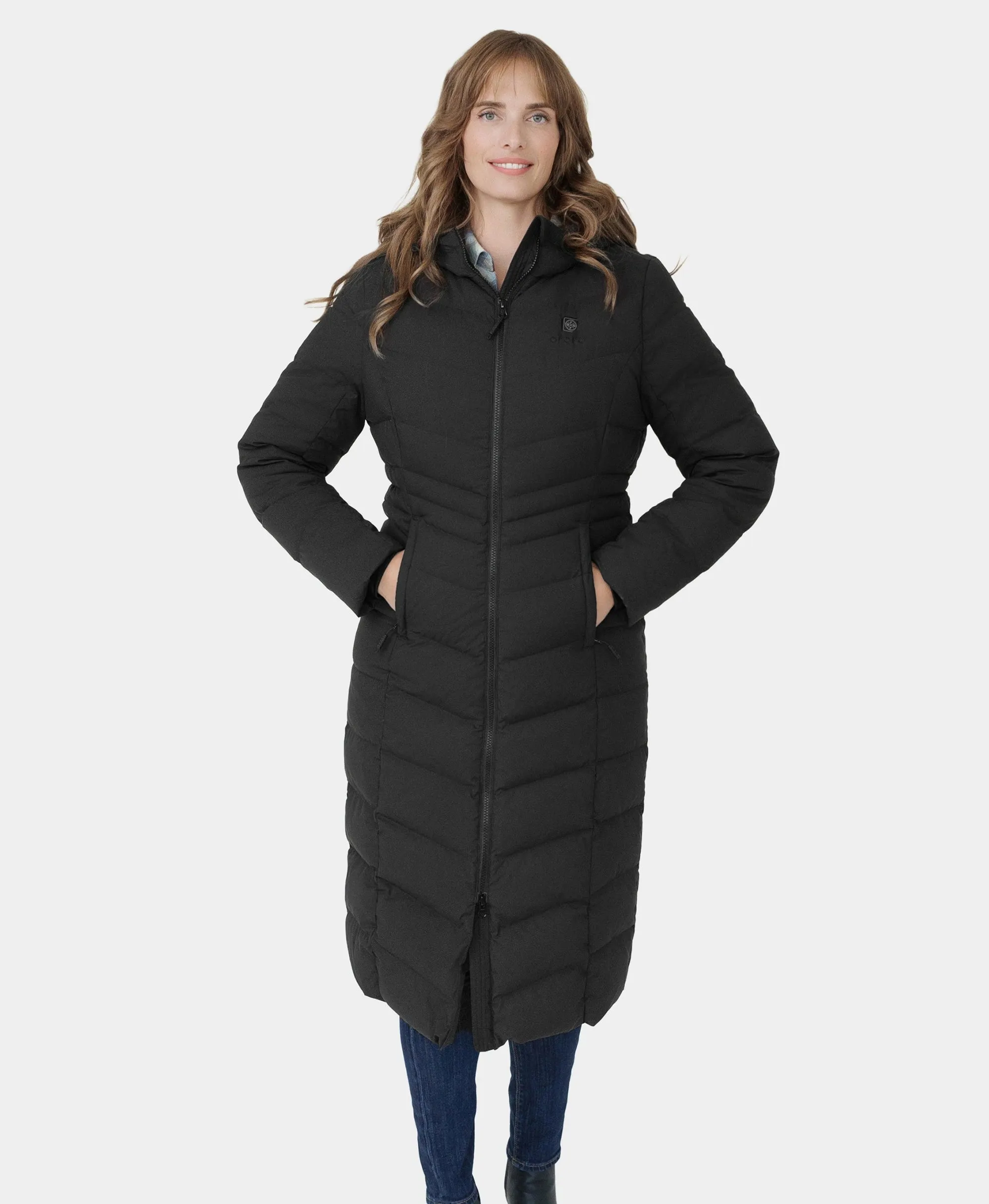 "SOHO" Women's Heated Down Parka Jacket