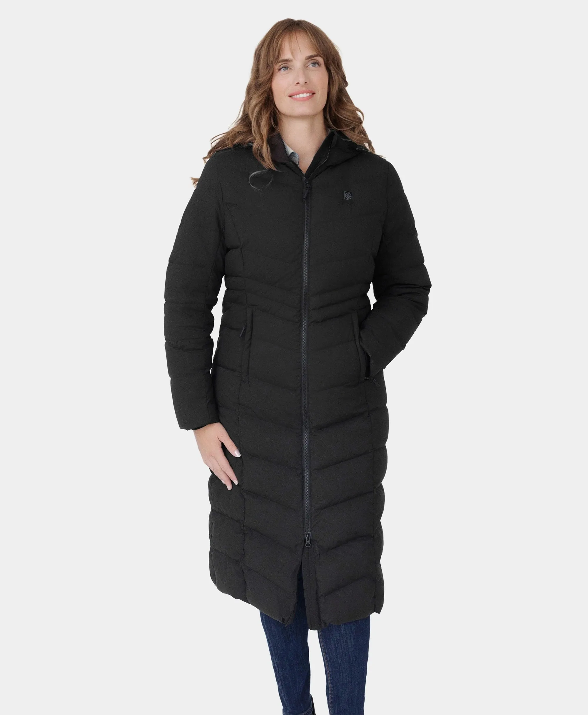 "SOHO" Women's Heated Down Parka Jacket