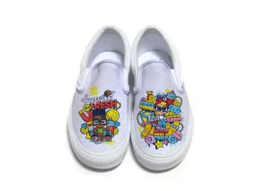 SUBSURF® Power Up Crazy Slip On Vans