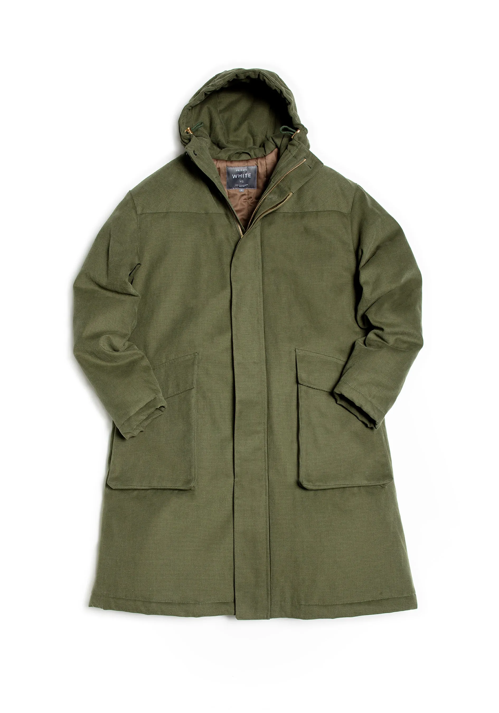 Insulated Panama Parka Jacket with Enhanced Padding