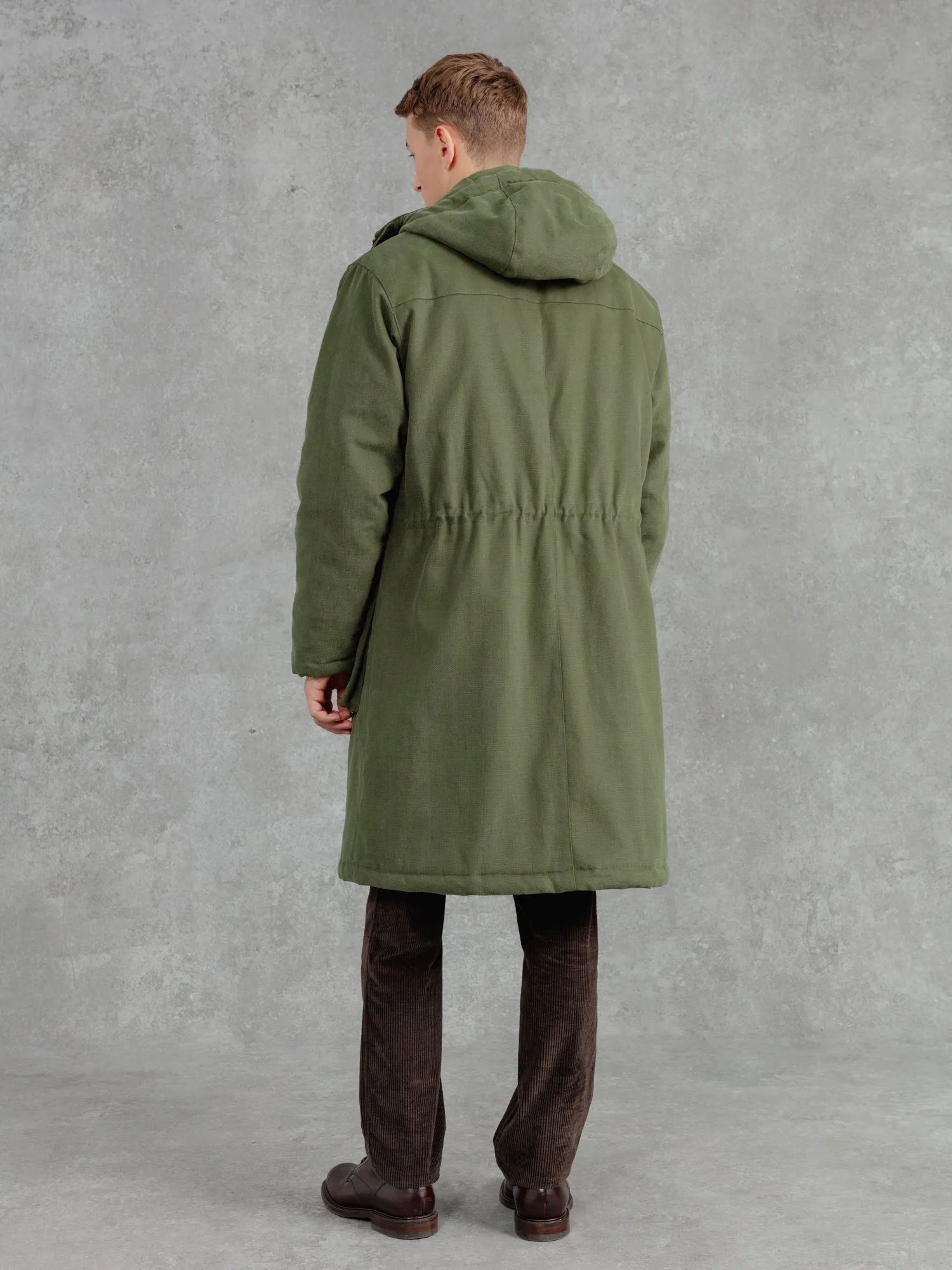 Insulated Panama Parka Jacket with Enhanced Padding