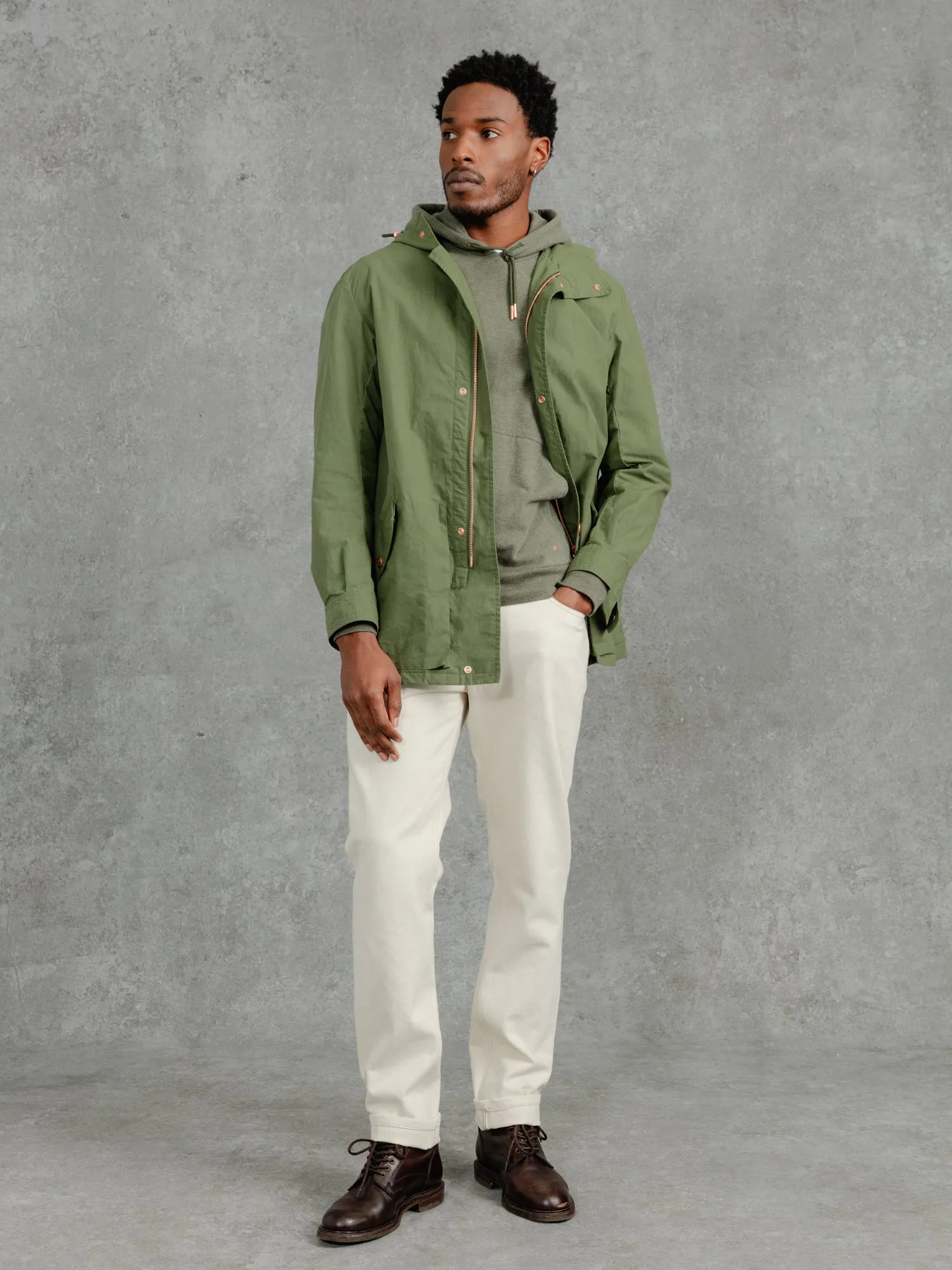 The Portobello Parka - Sage